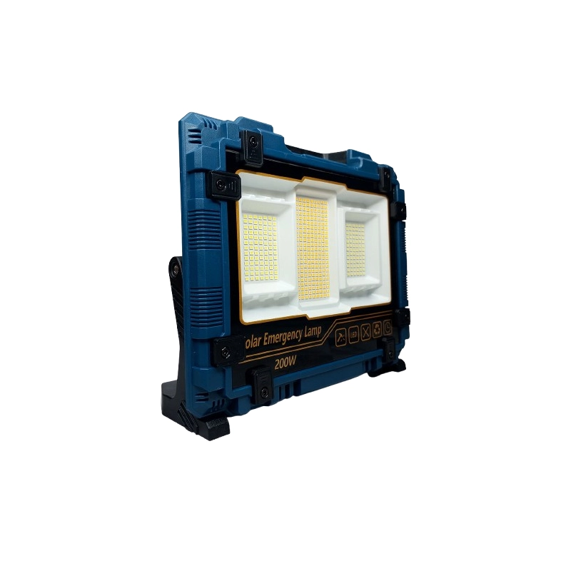 چراغ پروژکتور شارژی خورشیدی 200 وات مدل W8121-1