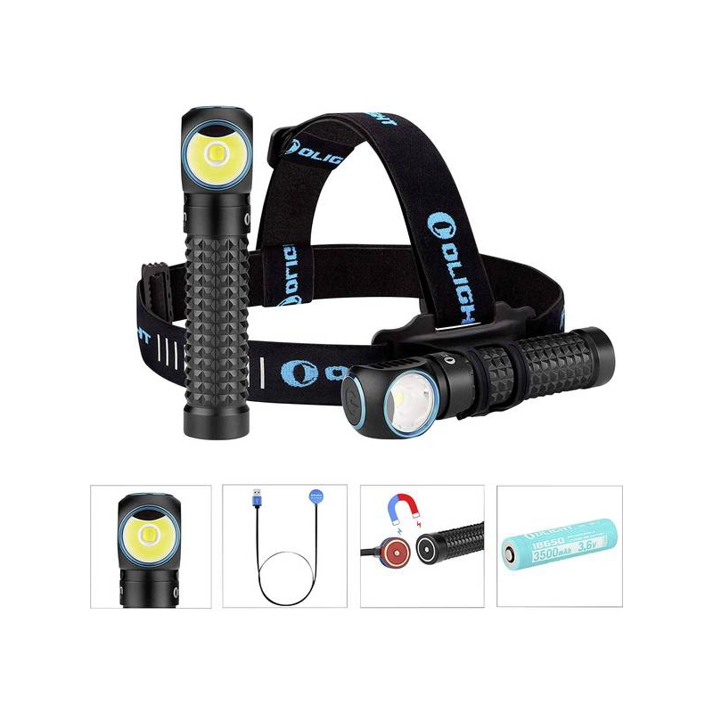 چراغ پیشانی قابل شارژ مدل Olight H2R