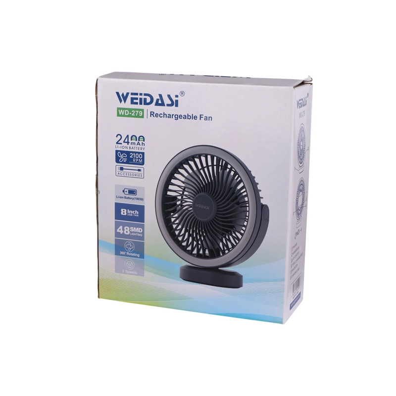 پنکه رومیزی شارژی ویداسی WD-279