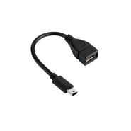 رابط تبدیل USB به mini usb سیم دار OTG
