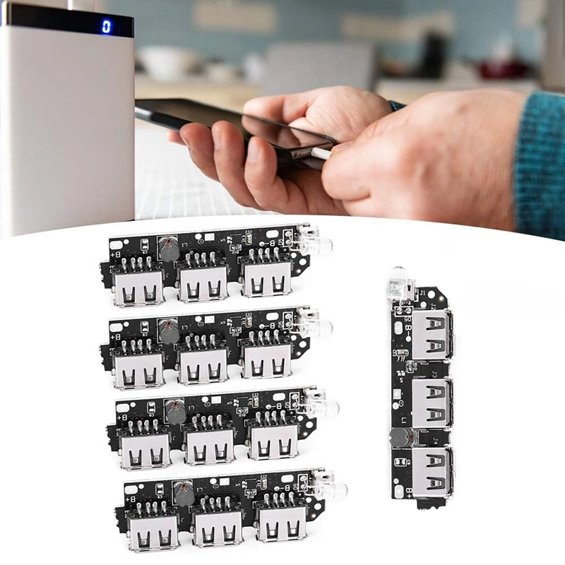 ماژول پاور بانک 3 خروجی 5 ولت 2 آمپر