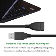 کابل افزایش طول USB 2.0 – انتقال دیتا