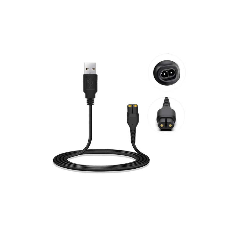 کابل شارژر ریش تراش USB – چاک دار