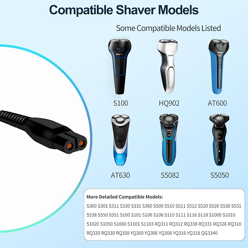 کابل شارژر ریش تراش USB – چاک دار