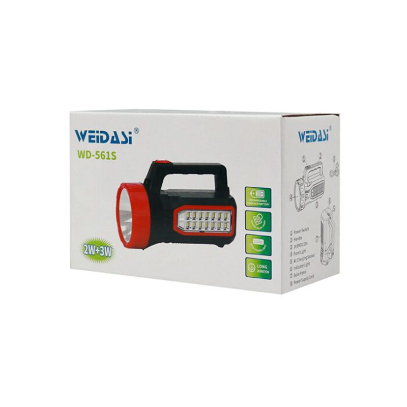 نورافکن شارژی خورشیدی ویداسی WD-561S