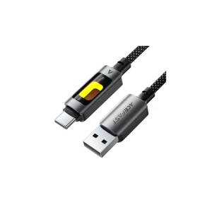 کابل شارژ تایپ سی 1.2 متری با نور RGB ایس فست مدل AceFast C21-04