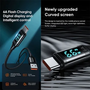 کابل شارژ USB به تایپ سی صفحه دار مک دودو 1.2 متر مدل Mcdodo CA 1080