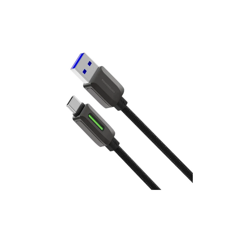 کابل شارژ تایپ سی 1.2 متری پاورولوژی مدل Powerology PCABXGH122BK