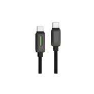 کابل شارژ دوسر تایپ سی 60 واتی 1.2 متری پاورولوژی مدل Powerology PCABXGH123BK