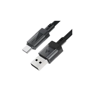 کابل شارژ تایپ سی ایس فست با طول 1.2 متر 3 آمپری مدل Acefast C12-04