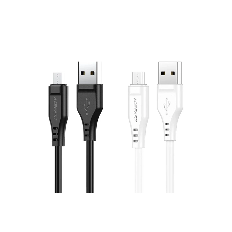 کابل شارژ میکرو USB ایس فست با طول 1.2 متر و شدت جریان 2.4 آمپر مدل Acefast C3-09