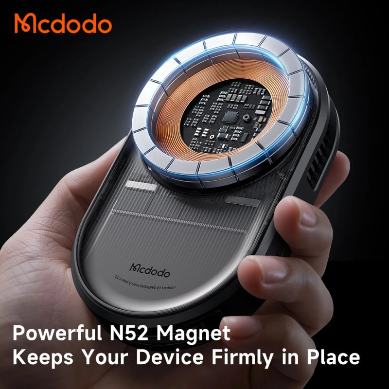 هولدر دریچه کولری وایرلس شارژ مگ سیف 25 واتی مک دودو مدل Mcdodo MagQ Ultra Qi2.2 8400